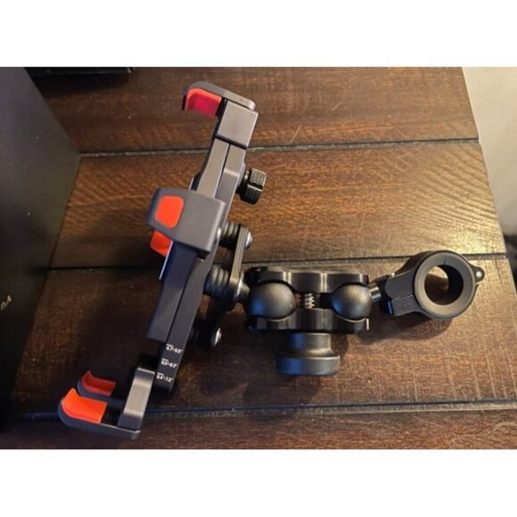 New Aluminum Alloy Motorcycle Phone Mount with Vibration Dampener & High-Speed - Picture 4 of 4